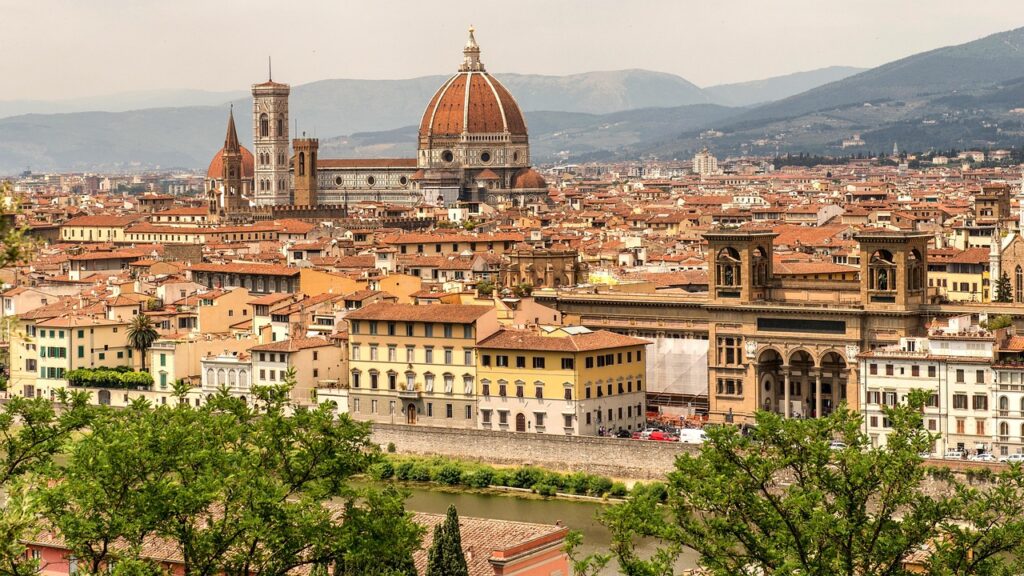 cathedral, skyline, florence, italy, historical, tuscany, tourism, panorama, landmark, europe, florenz, kirche, toskana, kathedrale, stadt, historisch, architektur, firenze, europa, stadtbild, renaissance, alt, geschichte