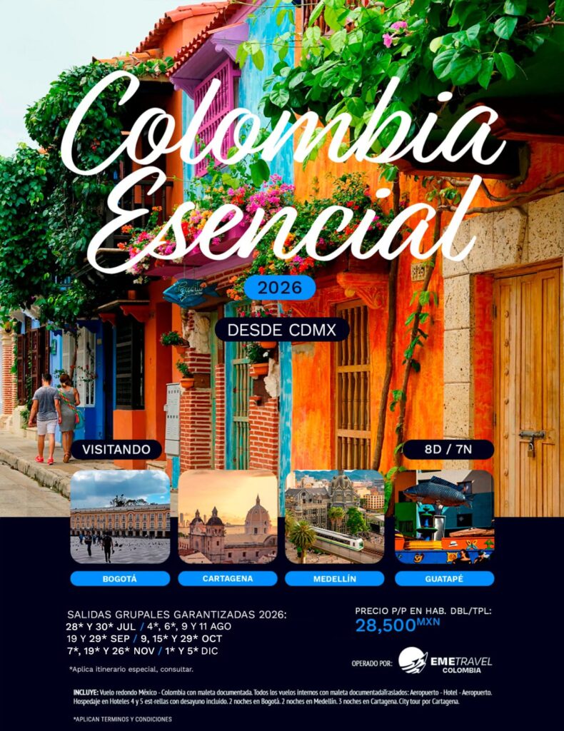 Circuito a Colombia con Eme Travel 2026